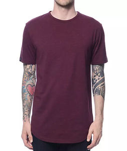 Tissu doux respirant de toutes les couleurs, 210 Gsm 100% coton, marque personnalisée, impression de LOGO personnalisée, t-shirts unis pour hommes - Product Image 4