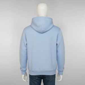 เสื้อฮู้ดดี้โอเวอร์ไซส์สำหรับผู้ชาย ผ้าฝ้าย 100% สไตล์สตรีทแวร์ เหมาะสำหรับออกกำลังกาย รับสกรีนโลโก้ พิมพ์ลายนูน ทรงหลวมไหล่ตก - Product Image 2