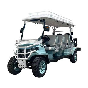 Heavy-Duty 8-Seater Electric Golf Cart for Commercial <b>Transport</b> - Product Image 1