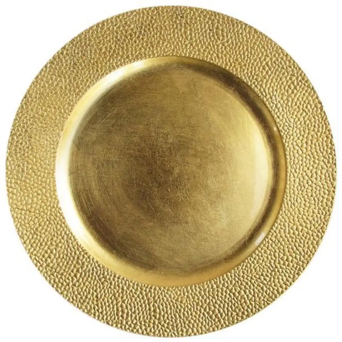 Elegante aspecto nuevo viene plato de lujo para cargador plato cuencos platos recubiertos de oro Placa de cargador de muy buena calidad estilo contemporáneo