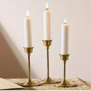 Portavelas de luz de té de Metal dorado hecho a mano de latón moderno en relieve decoración del hogar regalo portavelas para boda y uso festivo - Product Image 4