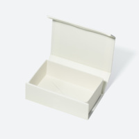 Boîte cadeau magnétique pliable taille XXS avec couvercle, emballage en papier recyclable de luxe pour petits cadeaux et entreprises
