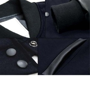 Sportswear Clothing <b>Canvas</b> OEM Service High Street Winter Satin Varsity <b>Jacket</b> for Man College Baseball <b>Jacket</b> For Men - Product Image 3