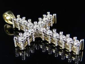 New Stylish Iced Out Hip Hop S925 <b>Silver</b> Moissanite <b>Cross</b> <b>Pendant</b> For Men & Women - Product Image 2