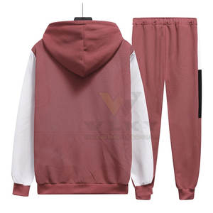 Haute qualité taille personnalisée hommes survêtement surdimensionné fermeture éclair Jogging costume avec pantalon de survêtement bas fait polaire été Yoga vêtements de sport - Product Image 2