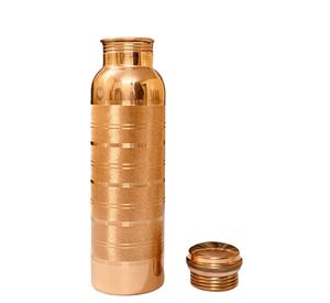 Silver Touch Design Pure Copper <b>Water</b> <b>Bottle</b> 950ml Direct Drinking Eco-Friendly for Home <b>Gym</b> Yoga Unisex - Product Image 3