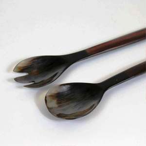 Utensilios para Ensalada de Resina Esmaltada de Color Personalizado, 11 Pulgadas, Ecológicos, Aptos para Lavavajillas, Hechos en India - Product Image 6