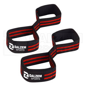 Figura 8 correas gimnasio entrenamiento Fitness Logo personalizado disponible Powerifting muñequeras figura ocho envolturas productos de gran oferta - Product Image 2