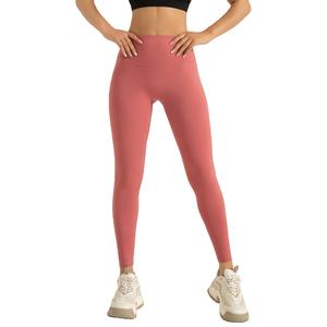 Mallas de Yoga transpirables de LICRA para mujer, pantalones de entrenamiento elásticos sin costuras de secado rápido, ropa deportiva de cintura alta, mallas deportivas para gimnasio - Product Image 1
