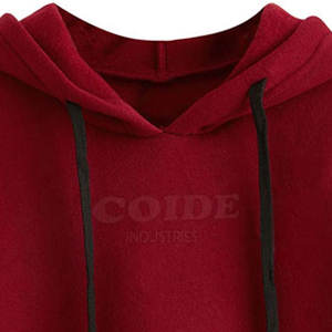 Wholesale Women <b>Workout</b> Crop Top Hoodie For Sale Breathable Women Crop Top <b>Hoodies</b> In Adult Size - Product Image 4