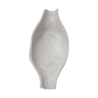 Support de bougie chauffe-plat en bois de manguier fait main, blanc antique, de haute qualité, forme unique, décoration intérieure, vente chaude