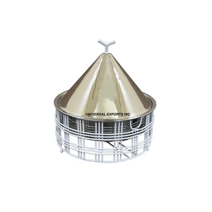 Calentador de alimentos de acero inoxidable, cazuela de diseñador hecha a mano de calidad Superior, olla caliente de lujo para bodas y eventos - Product Image 1