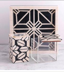 Premium Quality Mubkhar Bone Inlay Burner Mother Pearl Inlay Bakhoor Medkhan Resin Inlay <b>Box</b> Mubkhar Acrylic <b>Box</b> Scented <b>Tea</b> - Product Image 1