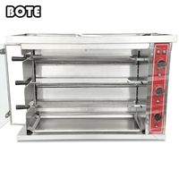 Großhandelspreis Hersteller Edelstahl 3-Schicht Gas-Hähnchengrill Rotisserie-Ofen