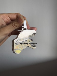 จี้ไดโนเสาร์เงินแท้ 925 สไตล์ฮิปฮอป ประดับโมอิสซาไนต์ รูปหน้าสัตว์ ปรับแต่งได้ เครื่องประดับชาร์มคุณภาพสำหรับผู้ชายและผู้หญิง เหมาะสำหรับเป็นของขวัญ - Product Image 5