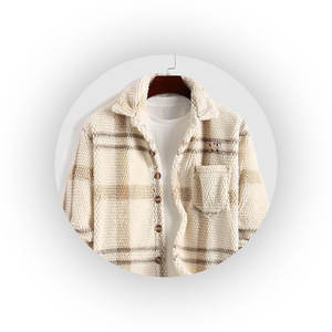 Vente chaude Vestes Sherpa Dernière conception classique Respirant Standard Plus Size Vestes pour hommes Vestes Sherpa de protection chaudes - Product Image 3