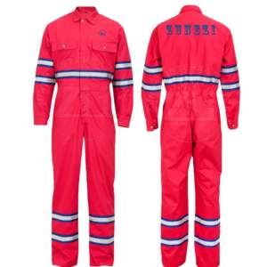 Cotton Reflective Waterproof High Visibility One Piece Unisex Coverall Workwear Overalls Uniform Farmer Winter <b>Work</b> <b>Jumper</b> High - Product Image 3