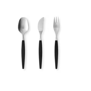 Juego de Cubiertos de Acero Inoxidable con Diseño de Hoja y Flor, Ecológico, de Lujo, Moderno, Cuchara y Tenedor Reales para Bodas - Product Image 5