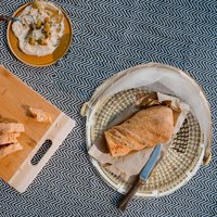 Dôme alimentaire en jonc de mer, couvercle naturel, garde les mouches et les insectes à distance