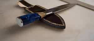 Couteau de chef en acier Damas personnalisé, 67 couches, ambidextre, écologique, de haute qualité, manche en résine, vente en gros d'usine - Product Image 4