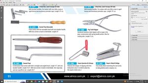 Herramientas de herrador de mandíbula curvada de uñas bajas 13 "instrumentos veterinarios Pakistán Sialkot alta calidad Mahersi - Product Image 3