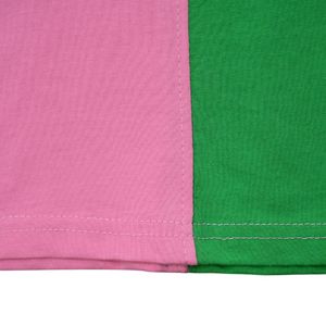 Aka เสื้อยืดสโมสรผู้หญิงทูโทนสีชมพูและเขียว1908ปีที่ก่อตั้งเสื้อยืดตัวอักษรกรีกผ้าฝ้ายนุ่มทันสมัยเครื่องแต่งกายเพื่อชีวิตชาวกรีก - Product Image 3