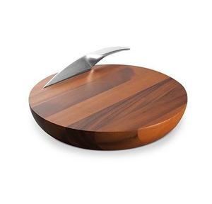 Tabla de cortar de madera de acacia, bloque de cortar de madera de mango para utensilios de carne, cocina, uso doméstico, fabricado - Product Image 1