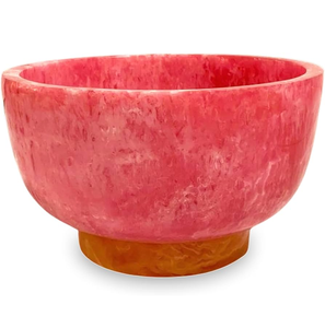 Bol en résine époxy bleu, bol à salade en résine époxy, artisanat pour la maison, bol en résine polie de haute qualité - Product Image 4