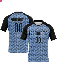 Diseño único, ropa deportiva duradera, jerseys, uniforme de voleibol sublimado azul cielo para niñas - Product Image 2