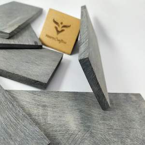 Plaques écologiques en corne de buffle de couleur noire pour montures de lunettes fabriquées à la main à partir de 100% d'agate en corne naturelle respectueuse de la peau - Product Image 3