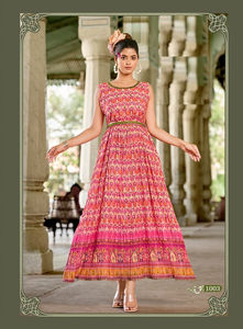 Nueva Georgette exclusiva de último diseñador con colección de trajes Salwar semicorchados bordados pesados - Product Image 6