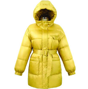 2025 Logo personnalisé grande taille Streetwear chaud hiver bulle longue vers le bas manteau bouffant femmes vestes - Product Image 1