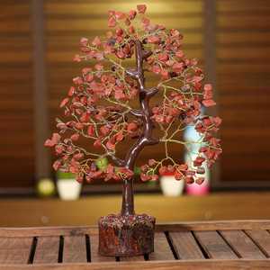Wholesale Natural Red Jasper 300 Chips <b>Crystal</b> <b>Feng</b> <b>Shui</b> Tree India Figurine Gemstone Semi Precious Tree <b>For</b> Home Decorate - Product Image 4