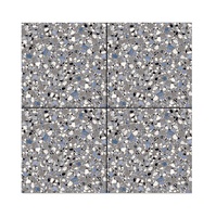 Salle de bain en céramique de qualité exportée 60x60 Carreaux de terrazzo en marbre 30x30 Carreaux de sol en terrazo mat en porcelaine pour sol
