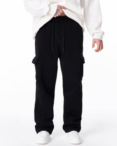 OEM 2024 pantalones de Jogger de algodón pesado de alta calidad para hombre tendencia de bolsillo lateral Premium básico oferta al por mayor con impresión personalizada - Product Image 4
