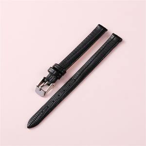 <span class=keywords><strong>Bracelet</strong></span> de montre en cuir véritable ultra fin à motif lézard, souple, à libération rapide, de 8 mm à 16 mm, accessoires pour montres pour femmes - Product Image 4