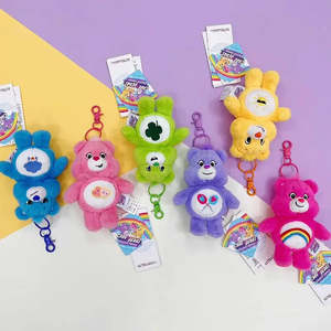 Bisounours Silicone Light Keychain Soft Portable Silicone <b>Bear</b> Pendant Keychain - Product Image 4