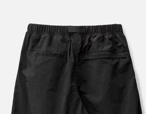 ผู้ผลิตกางเกงวอร์มขายาวทรงหลวมสีดำไนลอนสำหรับผู้ชาย กางเกงวอร์มขาบานทรงโอเวอร์ไซส์สำหรับผู้ชาย - Product Image 5