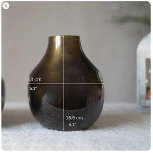 Venta al por mayor jarrón de metal de estilo rústico y antiguo con superficie pulida a mano para ajustes elegantes - Product Image 4