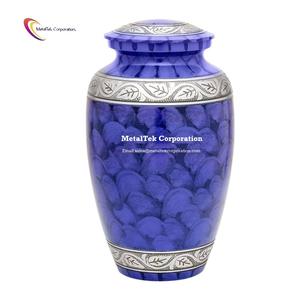 ภาชนะใส่เถ้ากระดูกโลหะอะลูมิเนียมสีน้ำตาลรมควันสำหรับมนุษย์ขี้เถ้าศพ - Product Image 6