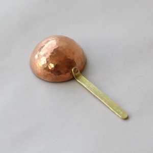 Cuchara de cobre puro de bajo precio, cuchara hecha a mano para té, café y uso doméstico tradicional, la mejor calidad de AALIYAN IMPEX - Product Image 2