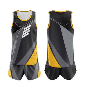 Bajo MOQ hecho en fábrica sublimación pista y campo uniforme precio barato ligero pista y campo uniforme para mujeres transpirable - Product Image 4