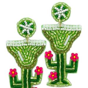 Wholesale Handmade Beaded <b>Earrings</b> for Women Ethnic Fashion Jewelry Supplier At <b>Cheap</b> Price - Product Image 3