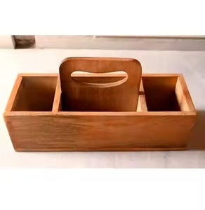Support de rangement pour couverts en bois de bambou pour les mariages, les hôtels et les restaurants, support et étagère de rangement complet - Product Image 6