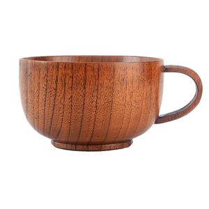 100% tasse en bois naturel pour bière et barware et dessus de table avec poignée tasse à bière tasse à café à boire à la main - Product Image 3