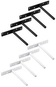 Soportes de estante flotante de metal, clavos fijos, invisible, montado en la pared, partición oculta, estante ciego, soportes, estantes de madera, decoración del hogar - Product Image 2