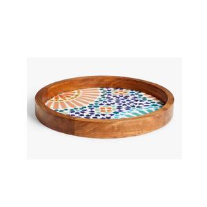 Plateau de service Cuisine et hôtels polyvalents Restaurants Nouveau design Plateau de forme rectangulaire en bois de mangue pour fruits et café - Product Image 2