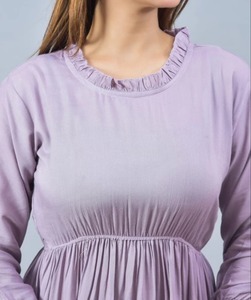 Robe mi-longue en coton imprimé bloc de main indienne nouvelle tenue d'été décontractée à la mode taille naturelle écologique pour la Saint-Valentin - Product Image 2