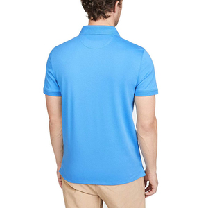 Camiseta básica de alta calidad, polo de manga corta con logotipo personalizado, venta al por mayor - Product Image 4