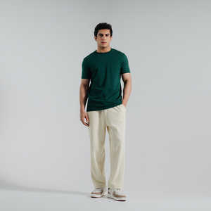 T-Shirt Homme Personnalisé 100% Coton Épais 230GSM Imprimé Surdimensionné Brodé Uni Tissu Jersey Respirant Grande Taille - Product Image 6